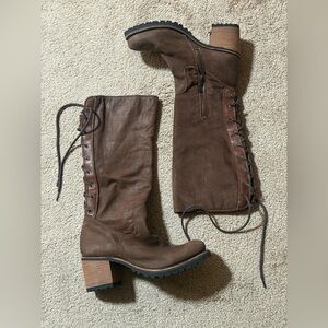 Liberty Black LB Womens Caborca tall lace boots size 8 excellent condition